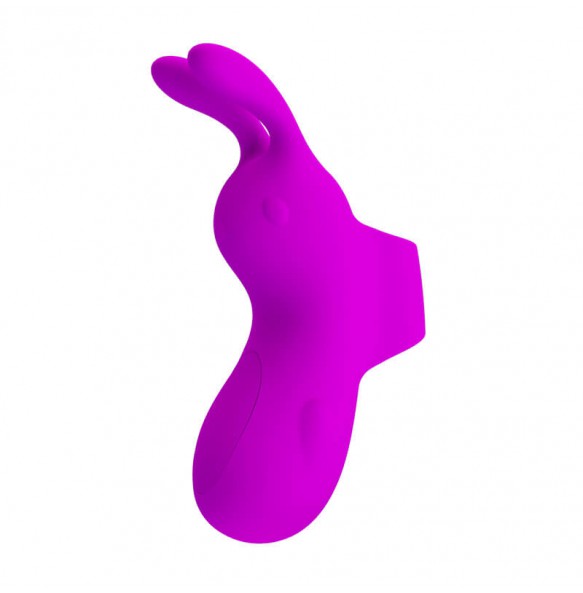 PRETTY LOVE - Bunny Finger Vibrator (Chargeable - Purple)